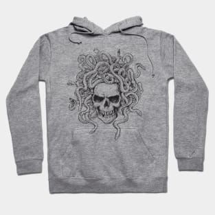 skull snake hair Hoodie